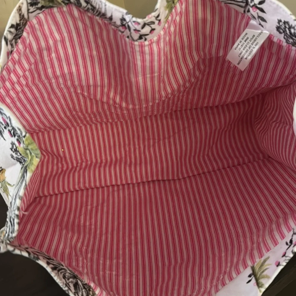 Exclusive Floral Jungle Print Tote Shopping Bag Travel Material Sturdy Cotton - Picture 5 of 13